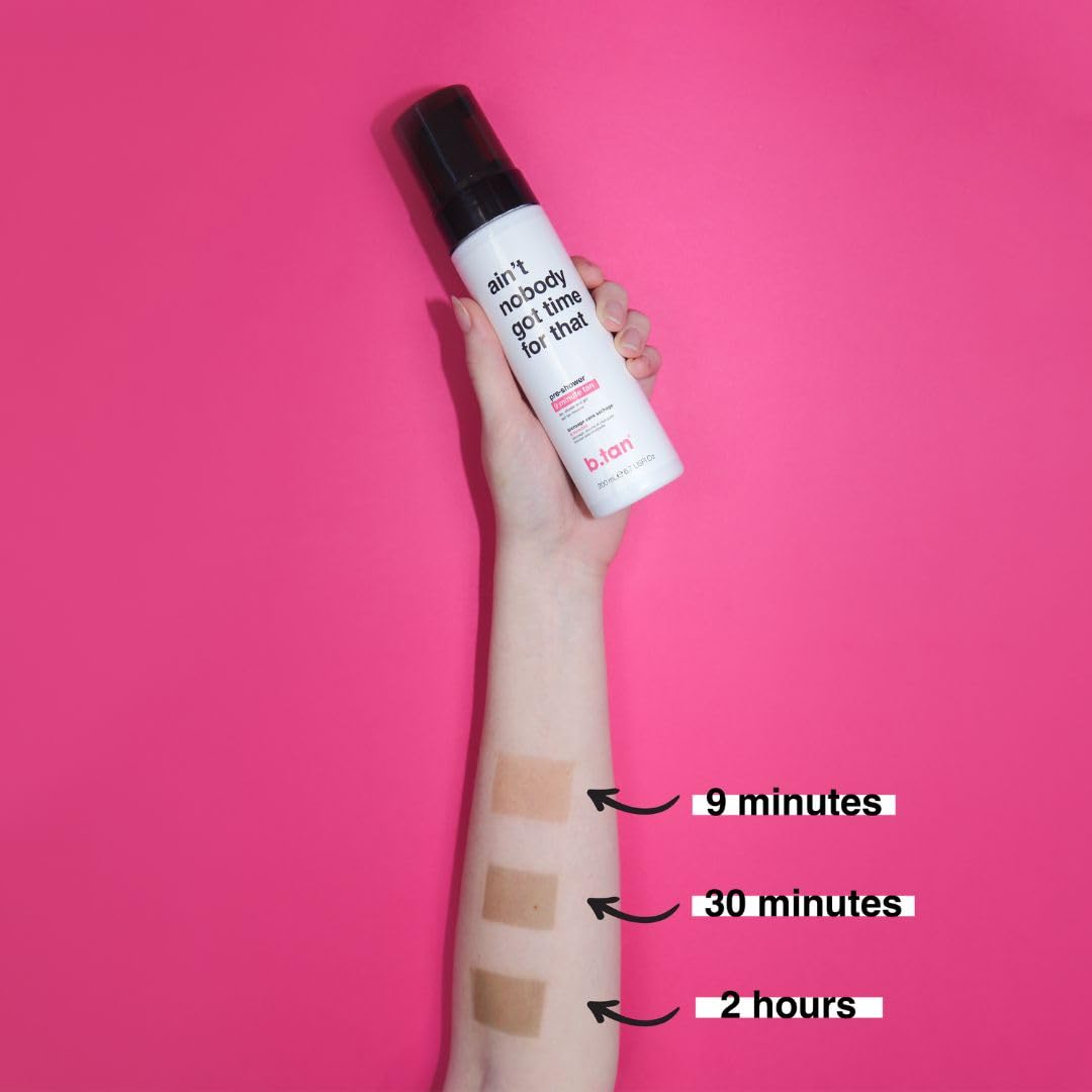 b.tan B. Tan Pre Shower Tan Mousse - Ain'T Nobody Got Time For Dat! - 6.7 Fl Oz - 9 Minute Golden Tan