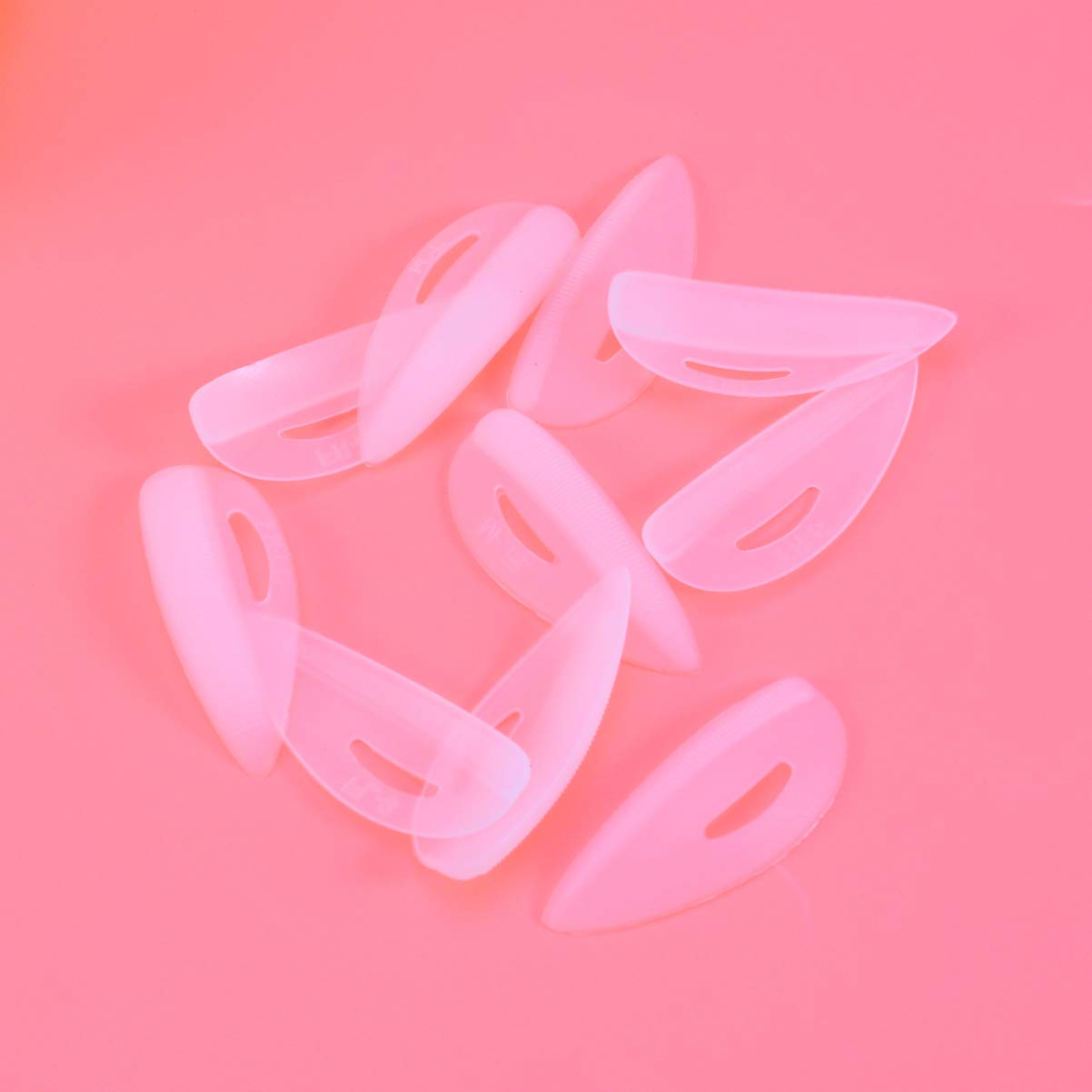 Lurrose 10 Pairs Eyelash Perming Curlers Perming Pads Lash Lift Rods Curler Shield Pads for Girls Ladies