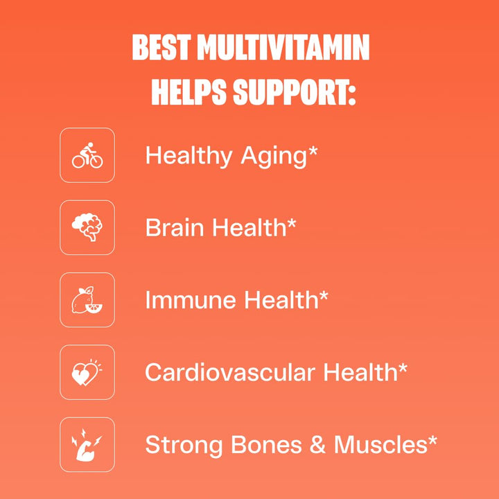 Best Multivitamin for Women | Women's Multivitamin with Antioxidants for Overall Health and Immune Support | Vitamin D3 K2, Vitamin B12, Vitamin C, Zinc, CoQ10 | Vegetarian | 30 Day Supply - 30 Count