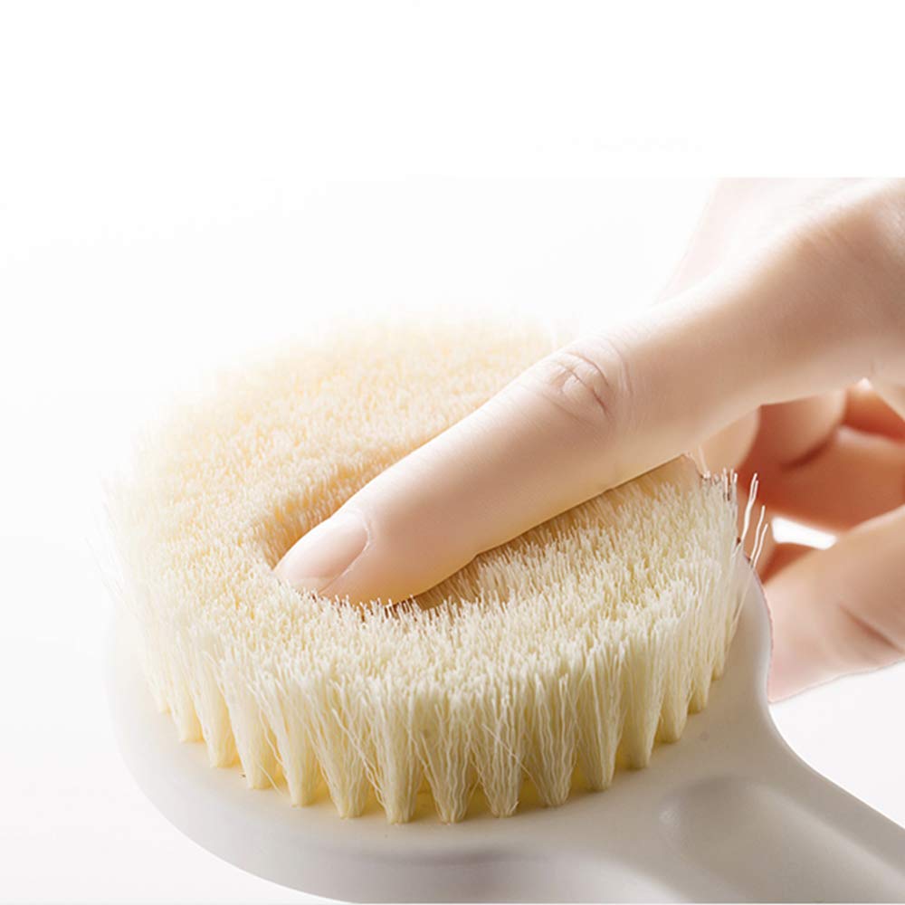 Ithyes Body Brush Dry Brushing Shower Bath Brush Long Handle Gentle Back Skin Scrubber Exfoliate Massage Improve Blood Circulation Cellulite Treatment