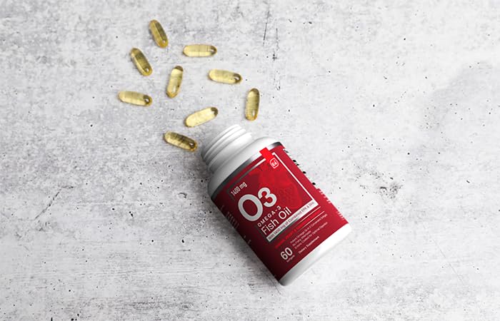 Essential Elements Omega-3 Fish Oil Supplement with EPA & DHA | Fatty Acids for Immune, Heart & Cognitive Support | 60 Softgels