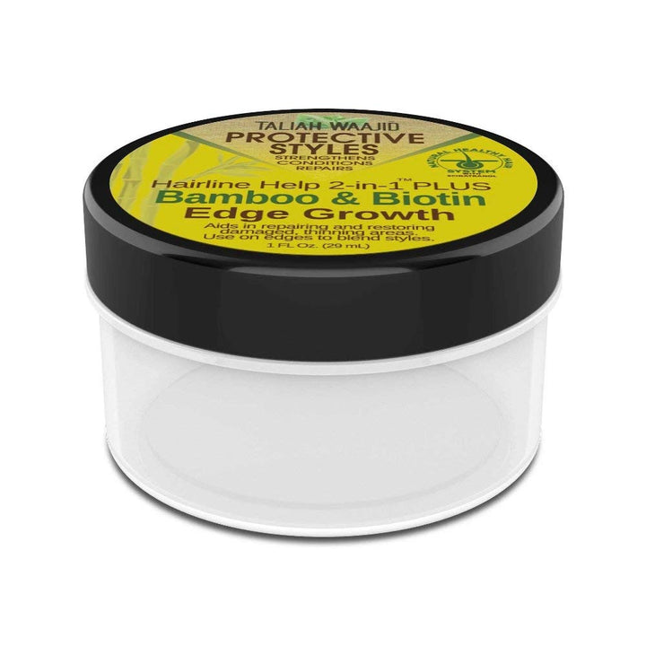 Taliah Waajid Protective Styles Hairline Help 2-in-1 Plus Bamboo & Biotin Edge Growth, 1 Ounce