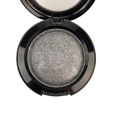 Mallofusa Single Baked Eye Shadow Powder Palette in Shimmer 12 Metallic Colors Optional (Space Silver) by Mallofusa