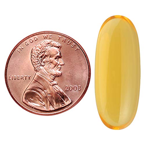 Burp-Less Fish Oil 1200 mg, 200 Softgels, Fish Oil Omega 3 Supplement For Heart Health