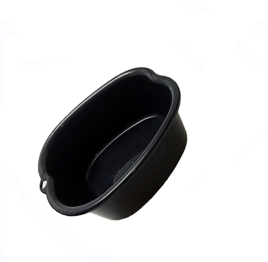 Foot Soak Tub Foot Soaking Bath Basin Large Foot Soaking Tub Foot Bath Spa Basin Foot Spa Massage Basin Foot Bath Bucket for Soaking Foot,Toe Nails, and Ankles,Pedicure Black