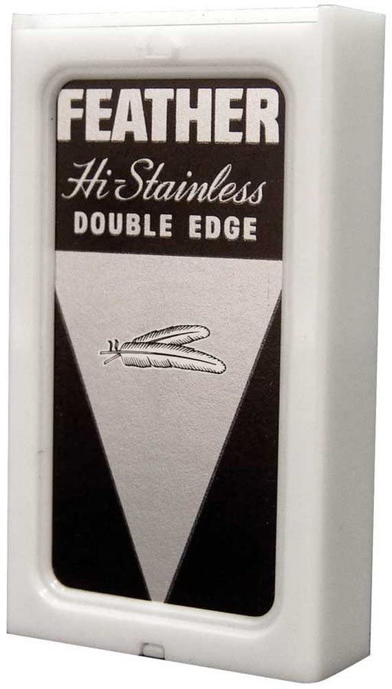 Jatai Feather Stainless Steel Double-Edge Blades - 5 ct