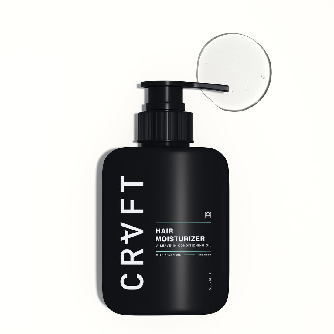 CRVFT Daily Leave in Conditioner For Men [OIL] | 30 Day Supply | Men's Hair Moisturizer | Hair Oil For Men | For Dry/Damaged Hair | Scented | (3oz) AM