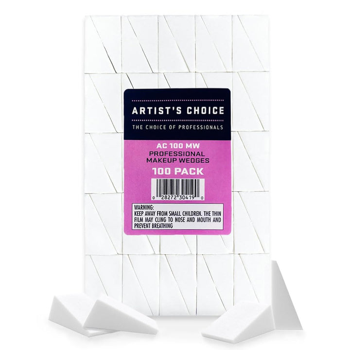 Artist's Choice Makeup Sponge Mini Applicator Wedges (100 Count)