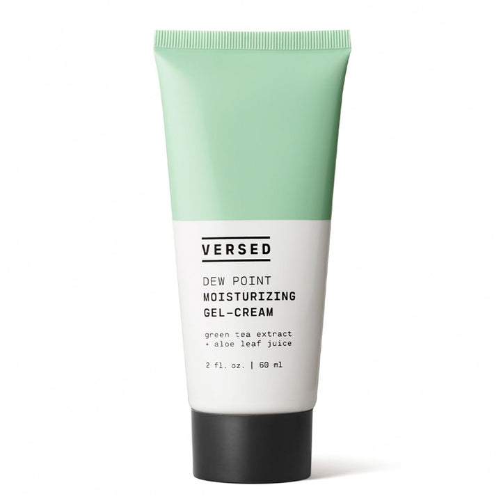 Versed Dew Point Gel Moisturizer For Face - Antioxidant-Rich Gel Cream with Green Tea Extract + Aloe Leaf Juice - Fast Absorbing, Non-Greasy Hybrid Facial Cream for Dry Skin, Vegan (2 fl oz)