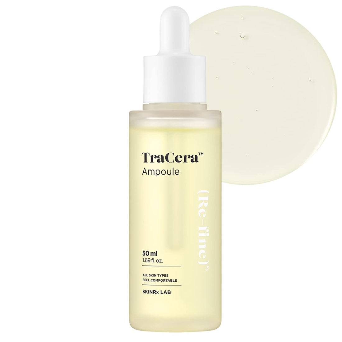 SKINRxLAB TraCera Ampoule - Dark Spot & Tone Correcting Face Serum - Vitamin C and Ceramide - Control Melanin, Blemishes and Freckles - Anti Aging Serum for Smooth, Moisturizing Finish, 1.69 fl.oz.
