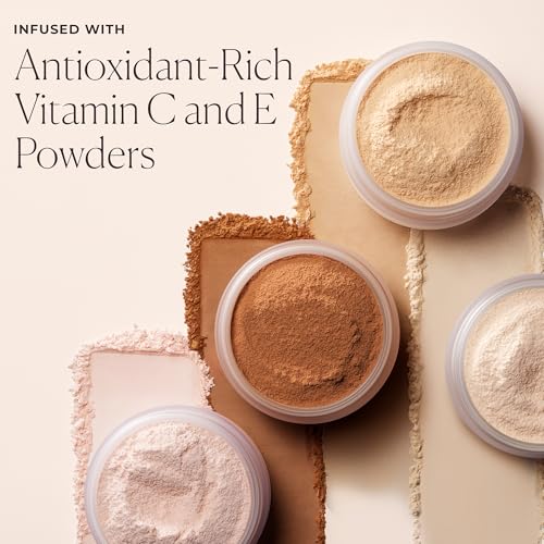Laura Mercier Translucent Loose Setting Powder, 24HR Shine Control, Infused with Vitamins C + E, Soft Matte Finish, Normal to Oily Skin, 4 Shades for Virtually All Skin Tones, Holiday Gift Set