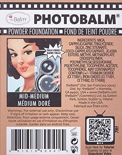 theBalm Photobalm Powder Foundation, Mid Medium