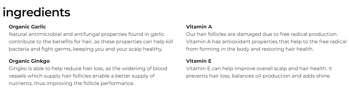 Spanish Garden | Hair Loss Black Garlic Shampoo & Conditioner Set, 2 Pound (Pack of 1), White