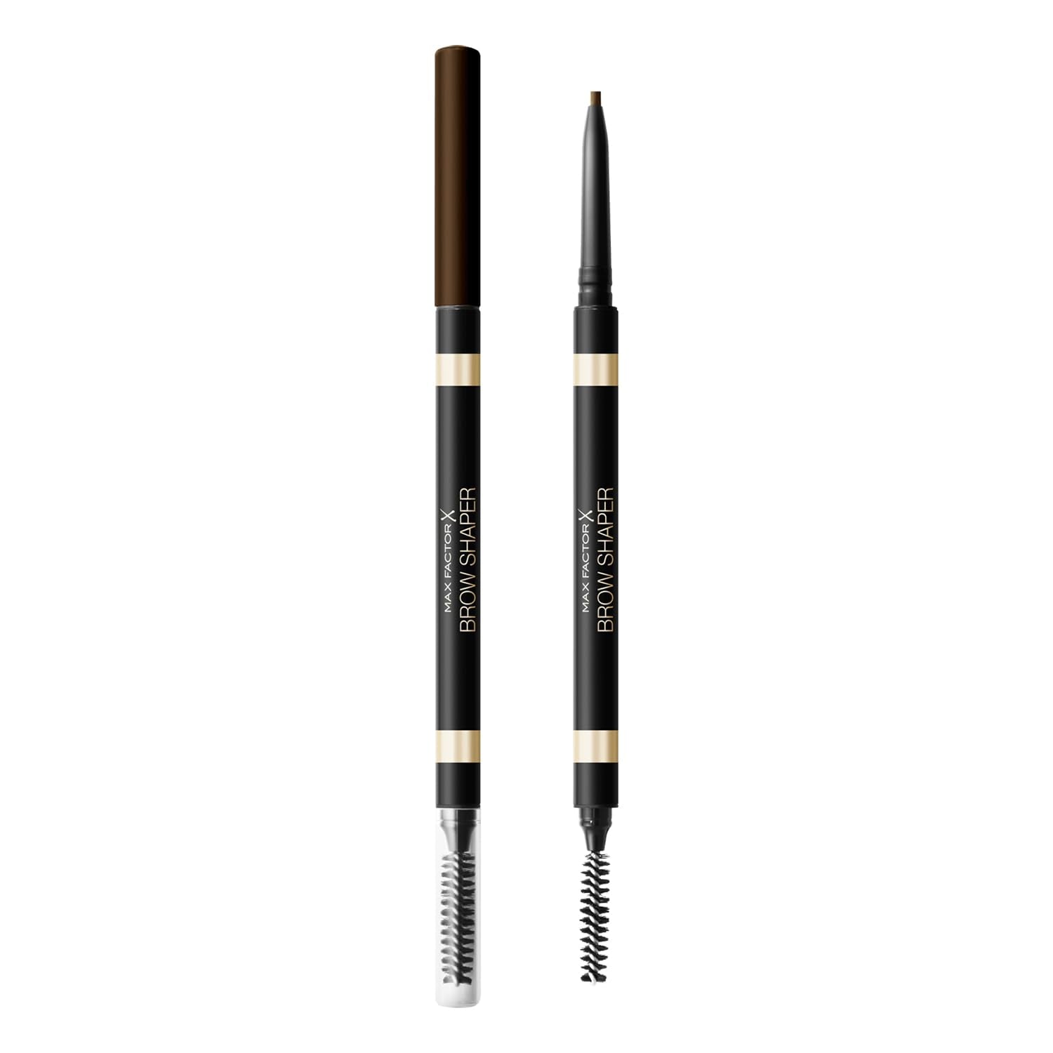Max Factor Brow Shaper Pencil for Women, 30 Deep Brown, 0.1 Ounce
