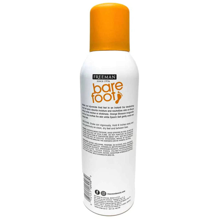 PH Beauty-Freeman Freeman Bare Foot Powder Deodorizing Spray 4.5 Ounce (133Ml)