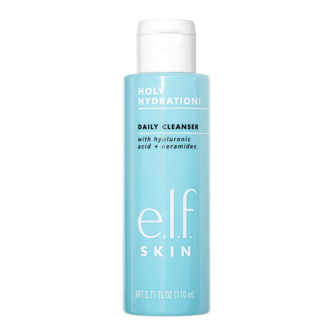 e.l.f. SKIN Holy Hydration! Daily Cleanser, Face Cleanser For Washing Away Excess Oil, Impurities & Makeup, Made With Hyaluronic Acid, Vegan & Cruelty-Free