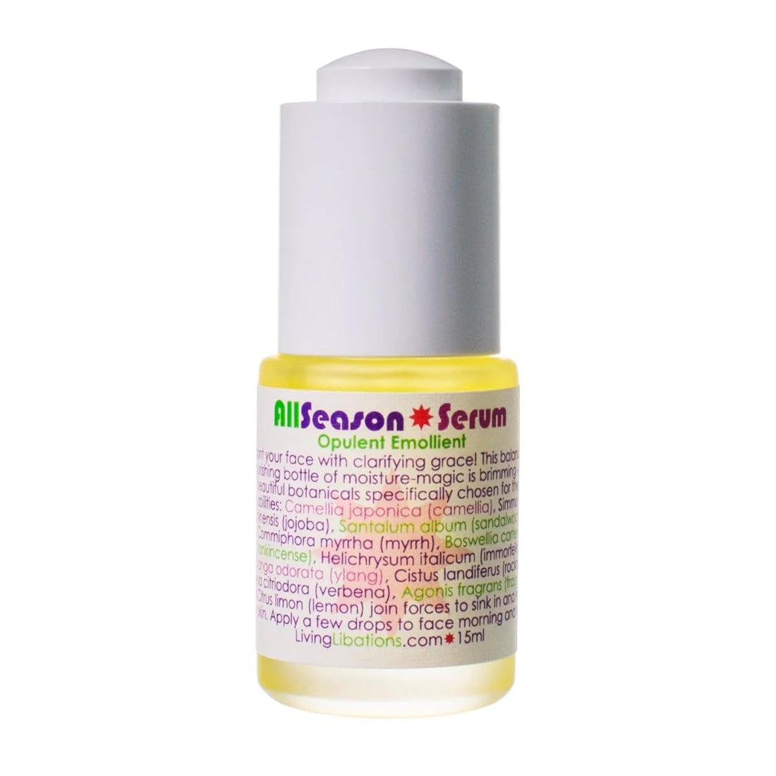 Living Libations - Organic / Wildcrafted All Season Serum (.5 oz / 15 ml)