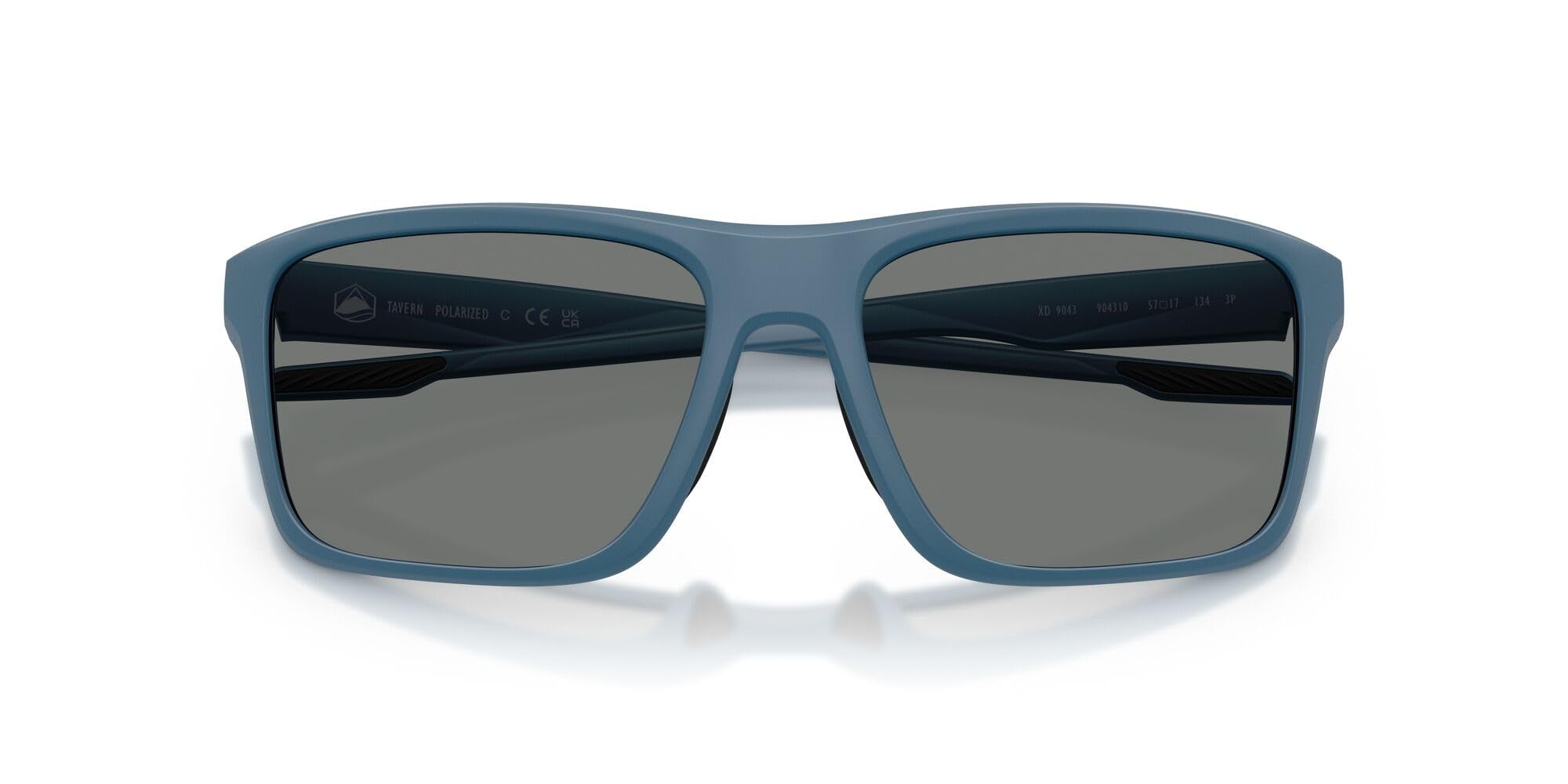 Native Eyewear Men's XD9043 Tavern Square Sunglasses, Overland Blue/Grey Polarized, 57 mm