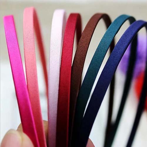 Carykon 20 Pcs Girls Women Diy Satin Fabric Covered Ribbon Headbands, Mixed Color