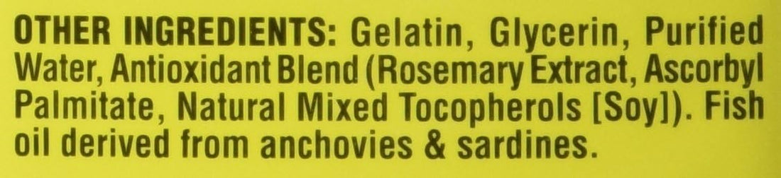 Trader Joe's Molecularly Distilled Omega-3 Fatty Acids Dietary Supplement