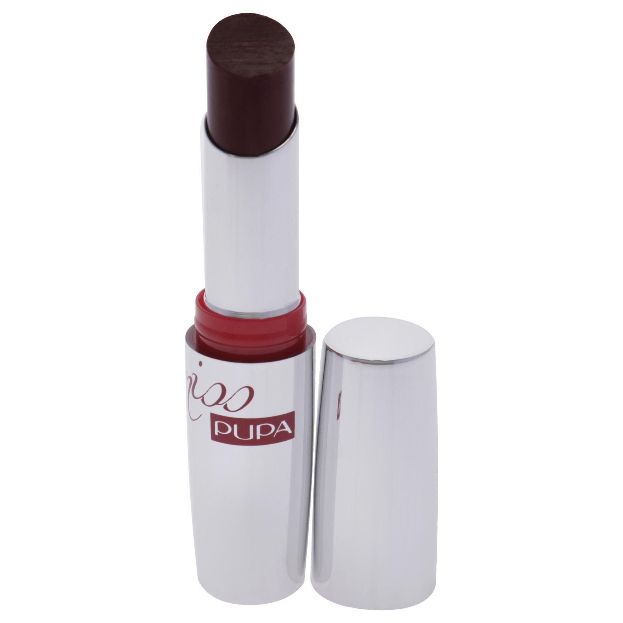 PUPA Milano Miss PUPA Milano Lipstick - Creamy, Ultra Pigmented Color For Lips - Nourishing Formula - Crystal-Effect Lipstick - Ultimate Boost Of Volume And Hydration - 504 Ruby Red - 0.071 OZ