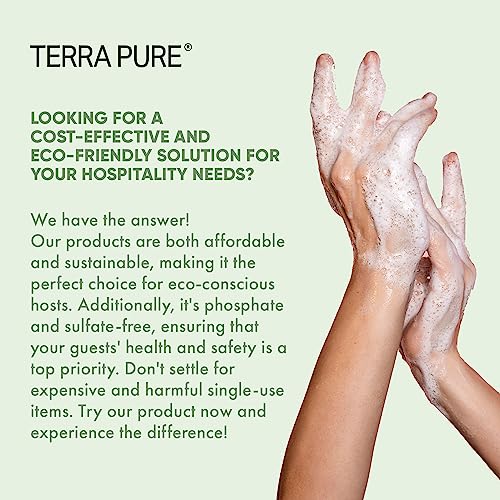 Terra Pure Hotel Body Wash/Hand Soap | One Gallon | Designed to Refill Soap Dispensers (Set of 1)