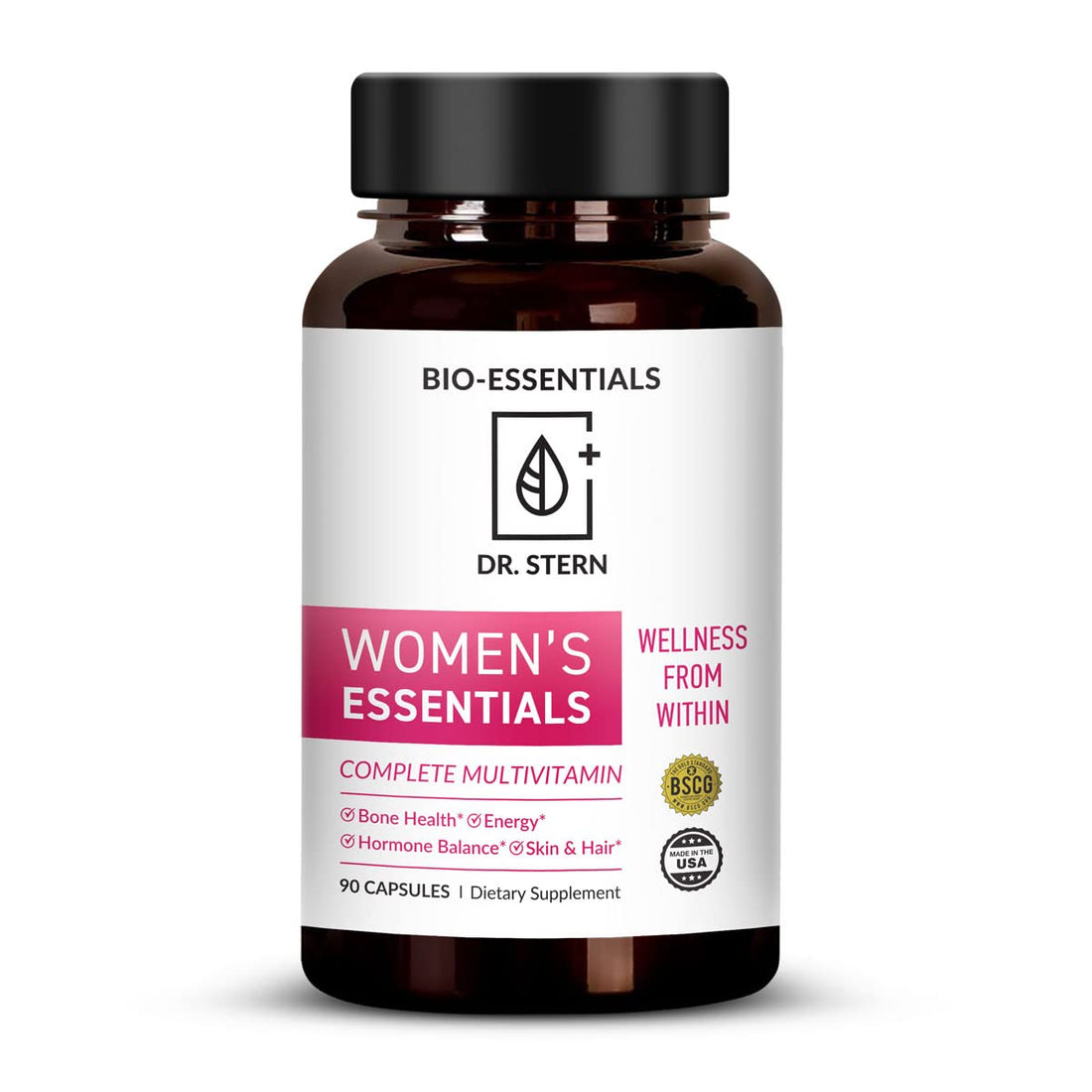 BIO-ESSENTIALS Women’s Essentials Comprehensive Daily Complete Multiple Vitamin, Mineral, and Organic Phytonutrients Complex by Dr. Ian Stern, (90 Capsules)