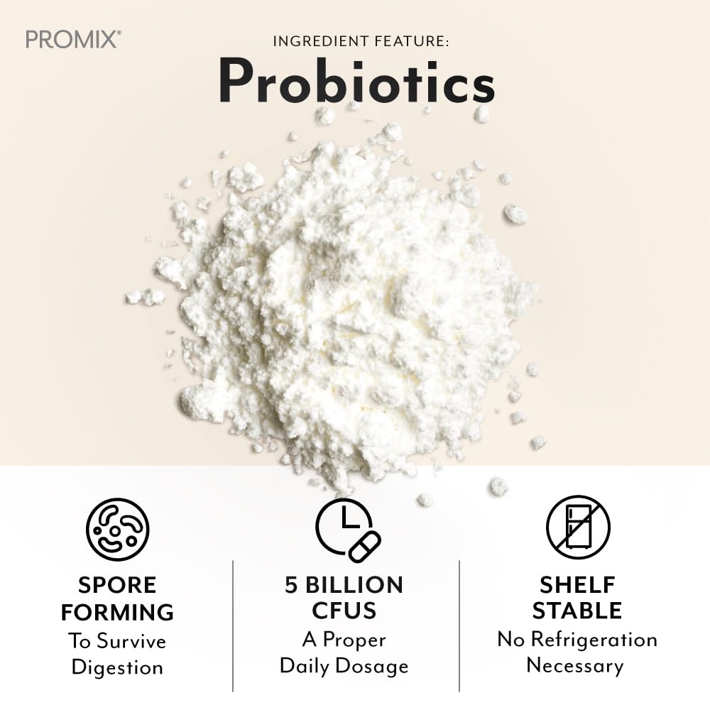 Promix Debloat Prebiotics and Probiotics Immune Support Supplement for Digestive Health, Nausea Relief, Gut Repair - Variety Pack - 12 Count