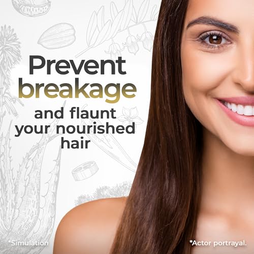 Tio Nacho Mexican Herbs Shampoo, Strengthening, Anti Hair Loss & Anti Breakage with Royal Jelly, Ginseng & Jojoba, Paraben & Cruelty Free, 32 Fl Oz