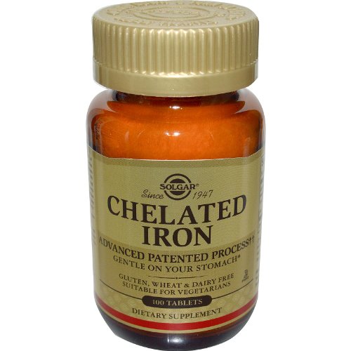 Solgar - Chelated Iron - 100 Tablets