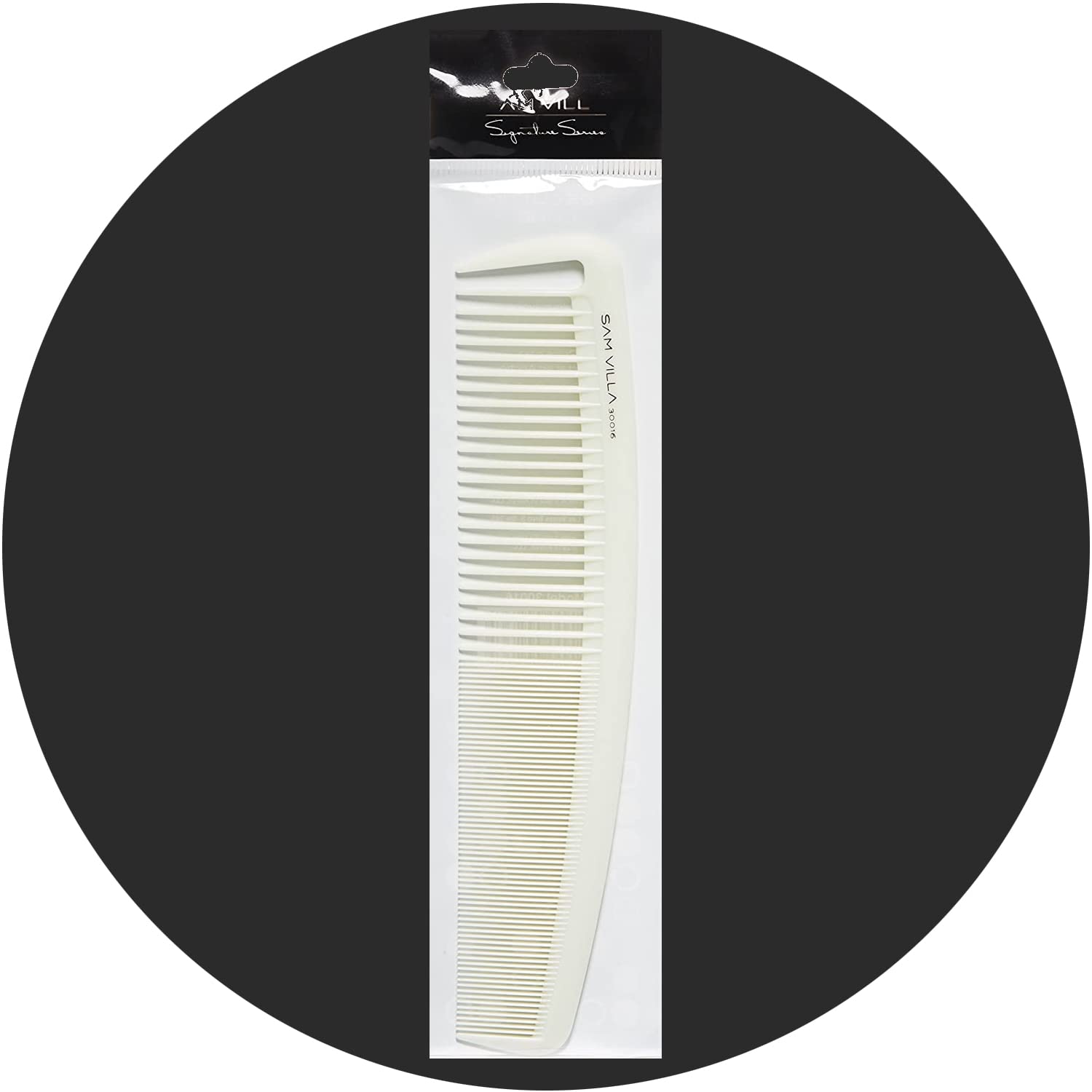 Sam Villa Wide Cutting Ivory Comb