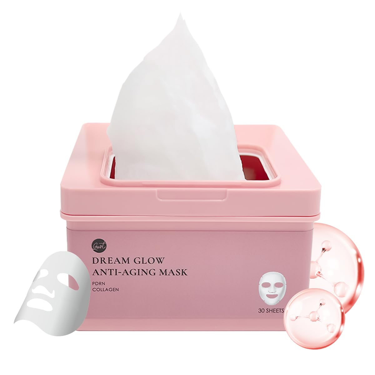 glowiest DREAM GLOW BEAUTY MASK (30ea) (Collagen+PRDN)
