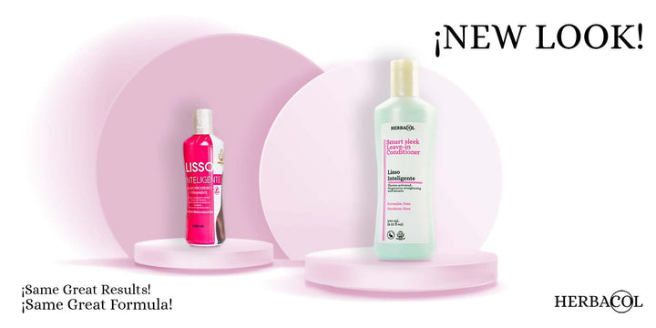 Herbacol Lisso Inteligente | Leave-in Cream | Natural Keratin Treatment | Anti-Frizz | 8.1 Fl Oz.