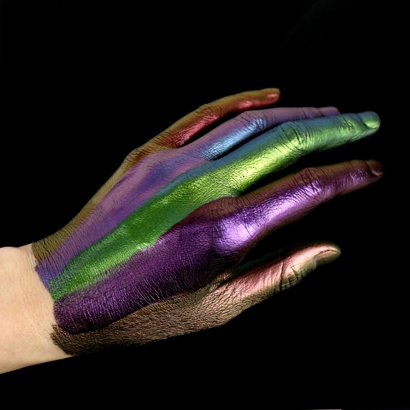 Bowitzki Duochrome Eyeliner Shimmer Gradient Color Retro Liner Makeup Water Activated Eye Liner (Chameleon)