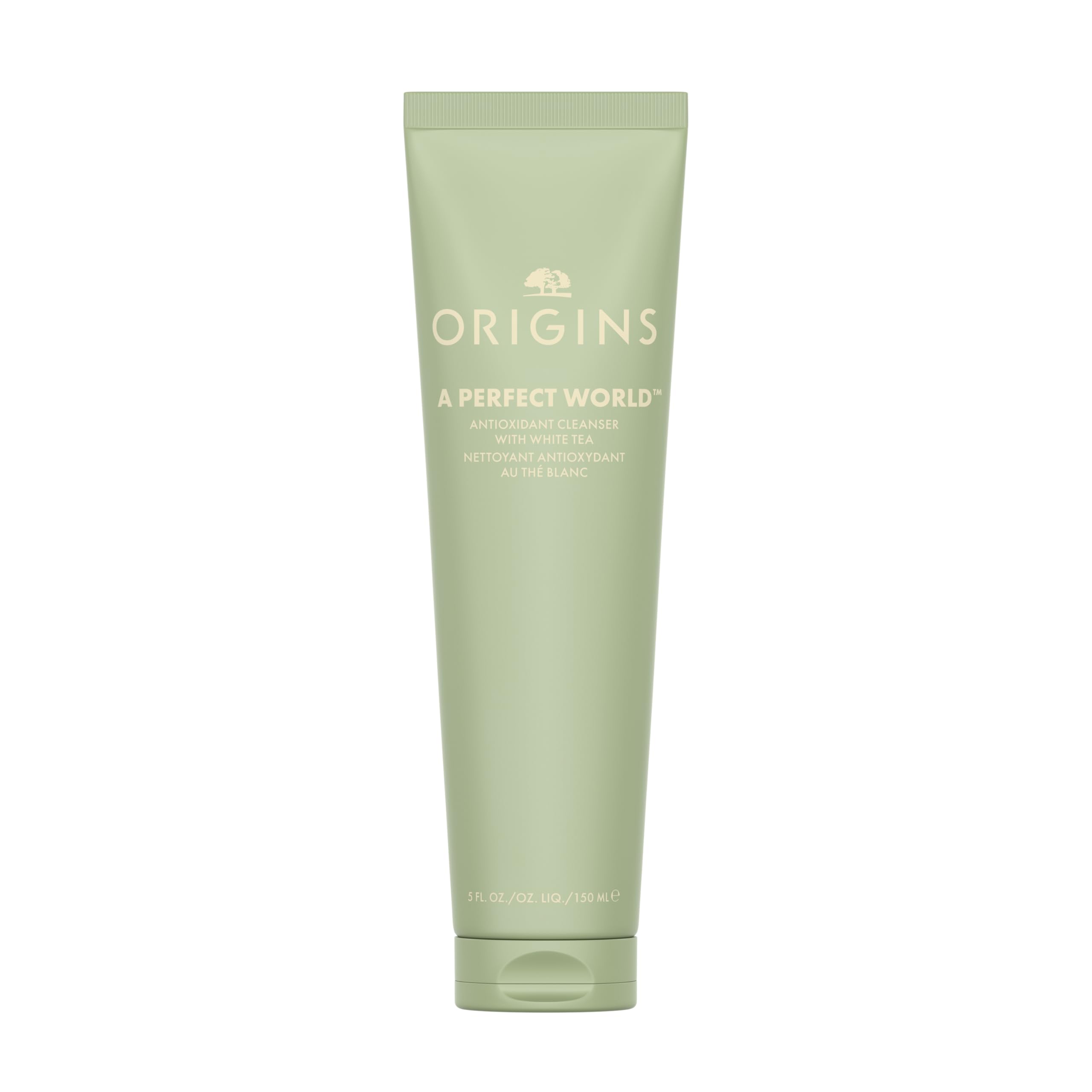Origins A Perfect World Antioxidant Cleanser | For Dry and Combination Skin | With White Tea & Glycerin, 5 Fl Oz