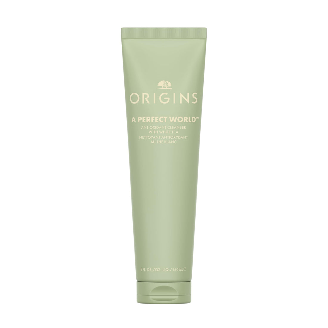 Origins A Perfect World Antioxidant Cleanser | For Dry and Combination Skin | With White Tea & Glycerin, 5 Fl Oz