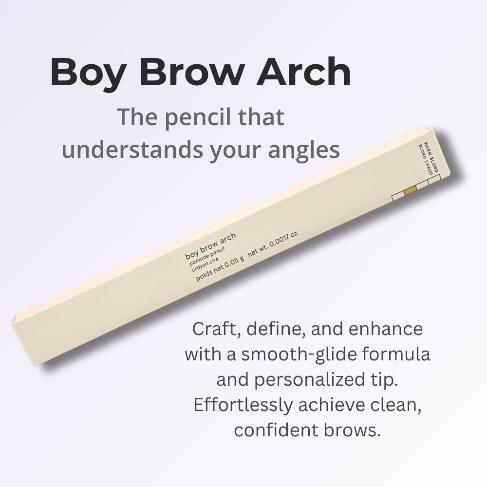 Glossier Boy Brow Arch 2-in-1 Longwear Pomade Eyebrow Pencil Warm Blond