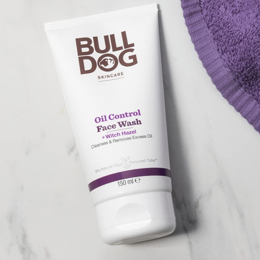 Bulldog Skincare For Men, Oil Control Face Wash, 5 fl oz (150 ml)