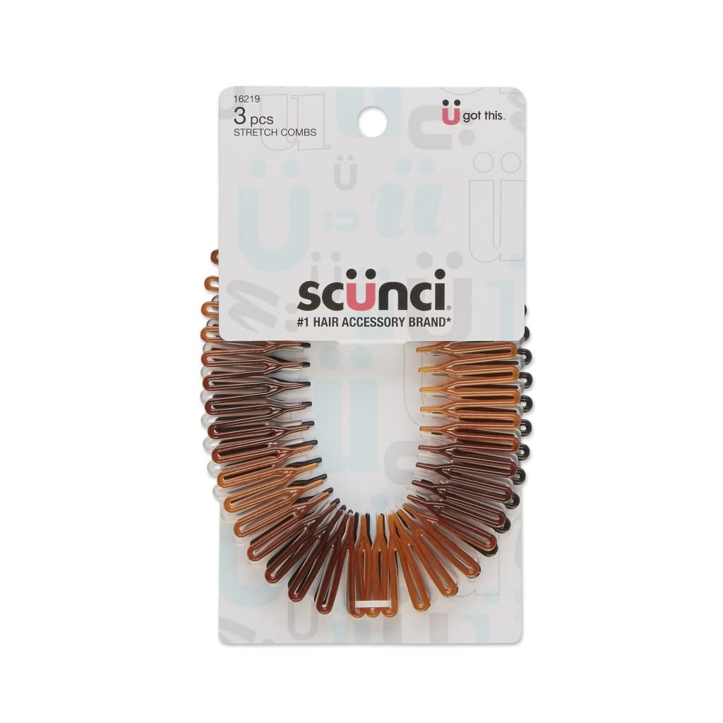 Scunci Fashion Stretch Comb - 1 Pack