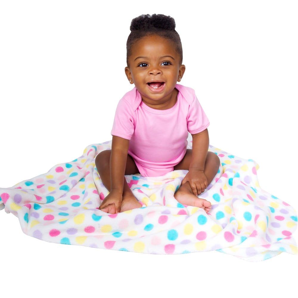 Luvable Friends Unisex Baby Coral Fleece Blanket, Pink, One Size