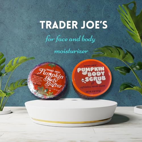 Trader Joe's Pumpkin Body Scrub and Body Butter 8 oz each Set