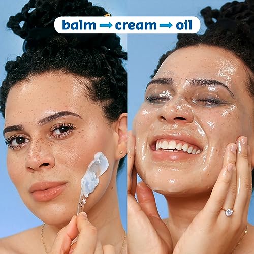 belif Aqua Bomb Cleansing Balm Makeup Remover, Hydrate & Deep Cleanse in 1 Step, No Mess Clean Up, Melt Away Makeup & SPF, Balm to Oil Cleanser Formula, No Oily Residue, Korean Skin Care