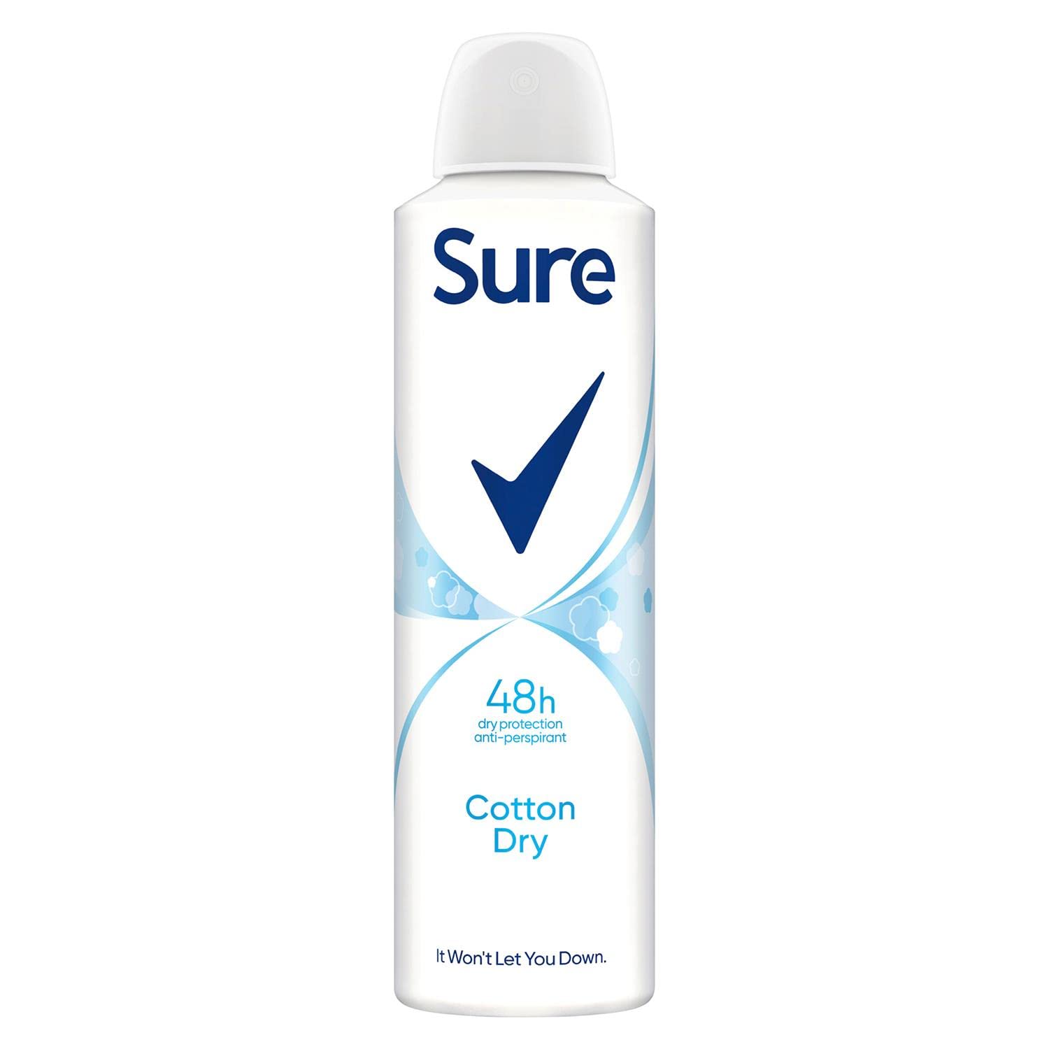 Sure Women Cotton Dry Anti-Perspirant Deodorant Aerosol, 150 ml