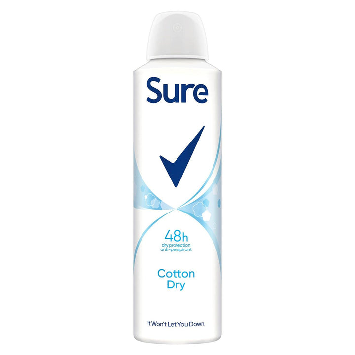 Sure Women Cotton Dry Anti-Perspirant Deodorant Aerosol, 150 ml