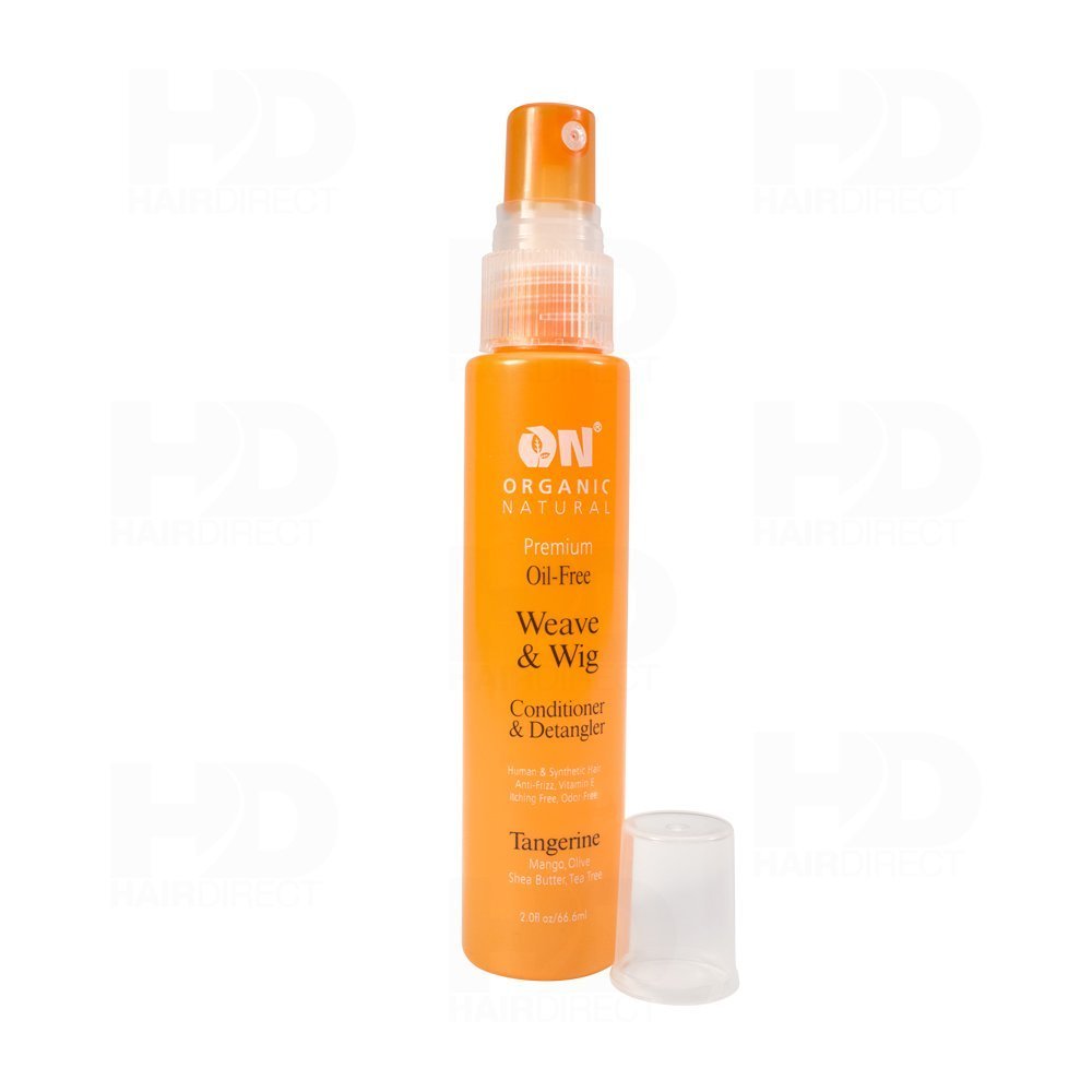 ON Organic Natural Premium Oil-Free Weave & Wig Conditioner & Detangler Tangerine 2.0 fl oz