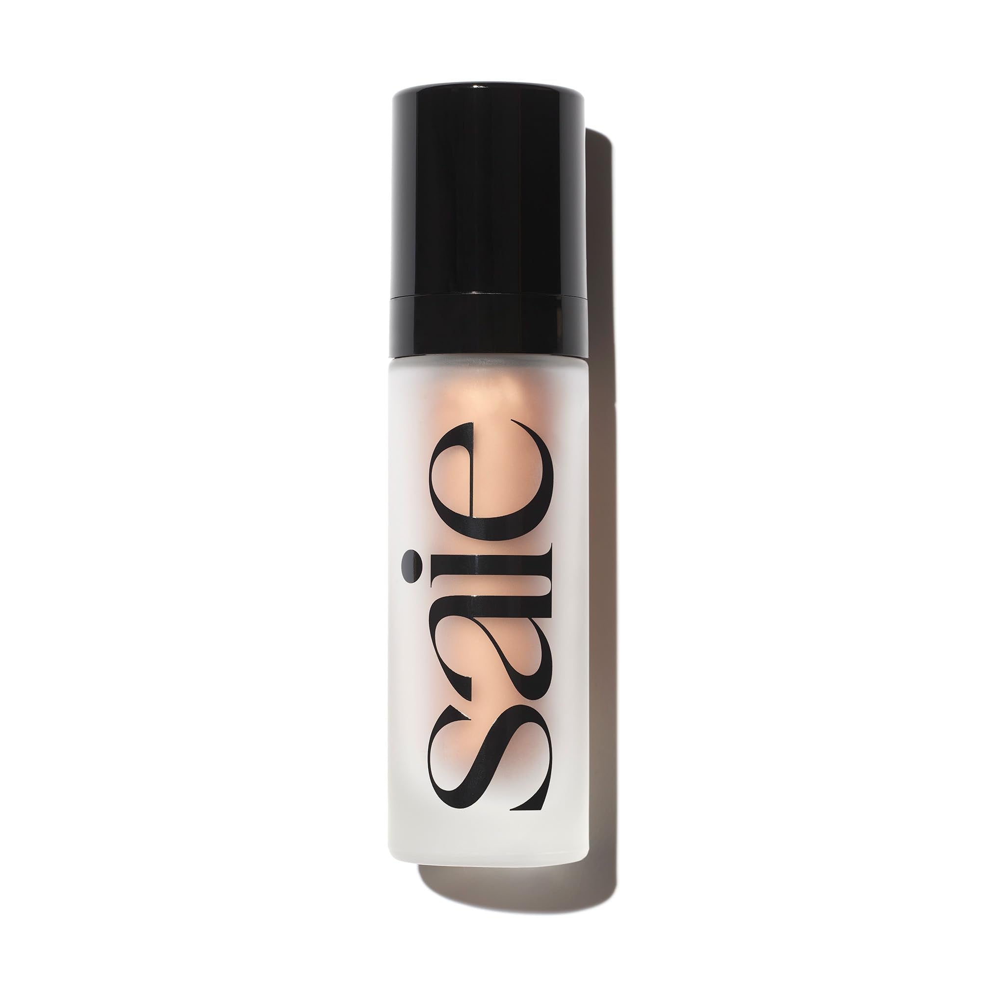 Saie Glowy Super Gel Lightweight Illuminator - Luminizer and Makeup Primer for Glowing Skin - Enriched with Vitamin C + Hydrating Squalane Oil - Sunglow (1 oz)