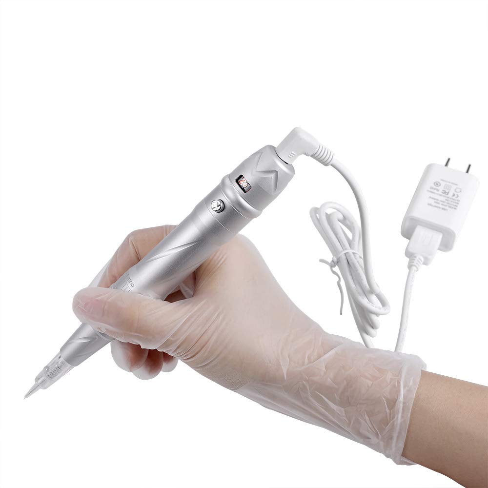 Charme Princesse Permanent Machine Makeup Wireless Rotary tattoo Machine With 1pc Wireless Battery 15pcs Needles For Eyebrow Eyeliner Lip Tattoo Machine EM509-2-US