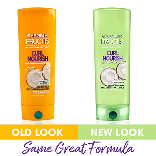 Garnier Hair Care Fructis Triple Nutrition Curl Nourish Conditioner, 12 Flu