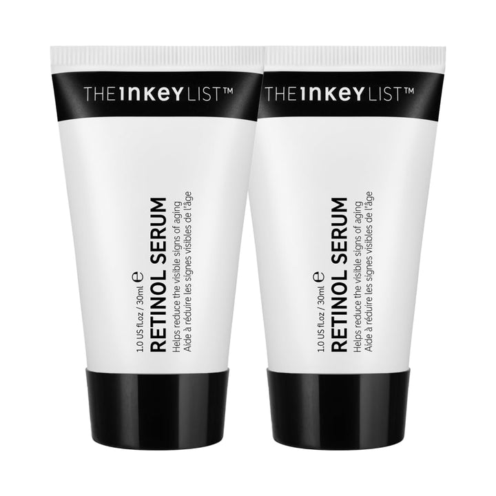 The INKEY List 1% Slow Release Retinol Serum Duo, Targets Signs of Aging, Helps Reduce Appearance of Fine Lines and Wrinkles, For All Skin Types, 30ml, 1 fl oz (2 Pack)