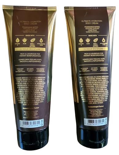 Bath & Body Works Men's Honorable Ultimate Hydration Body Cream 8 Ounces Pack of 2